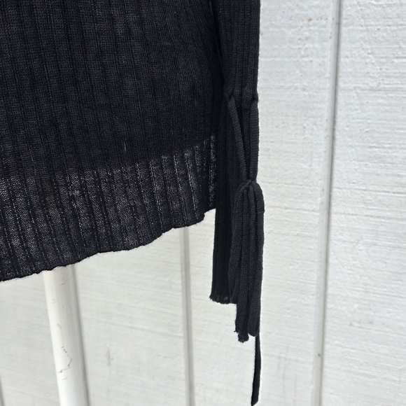 LC Lauren Conrad Black Open Cardigan Size: Medium - Picture 5 of 9